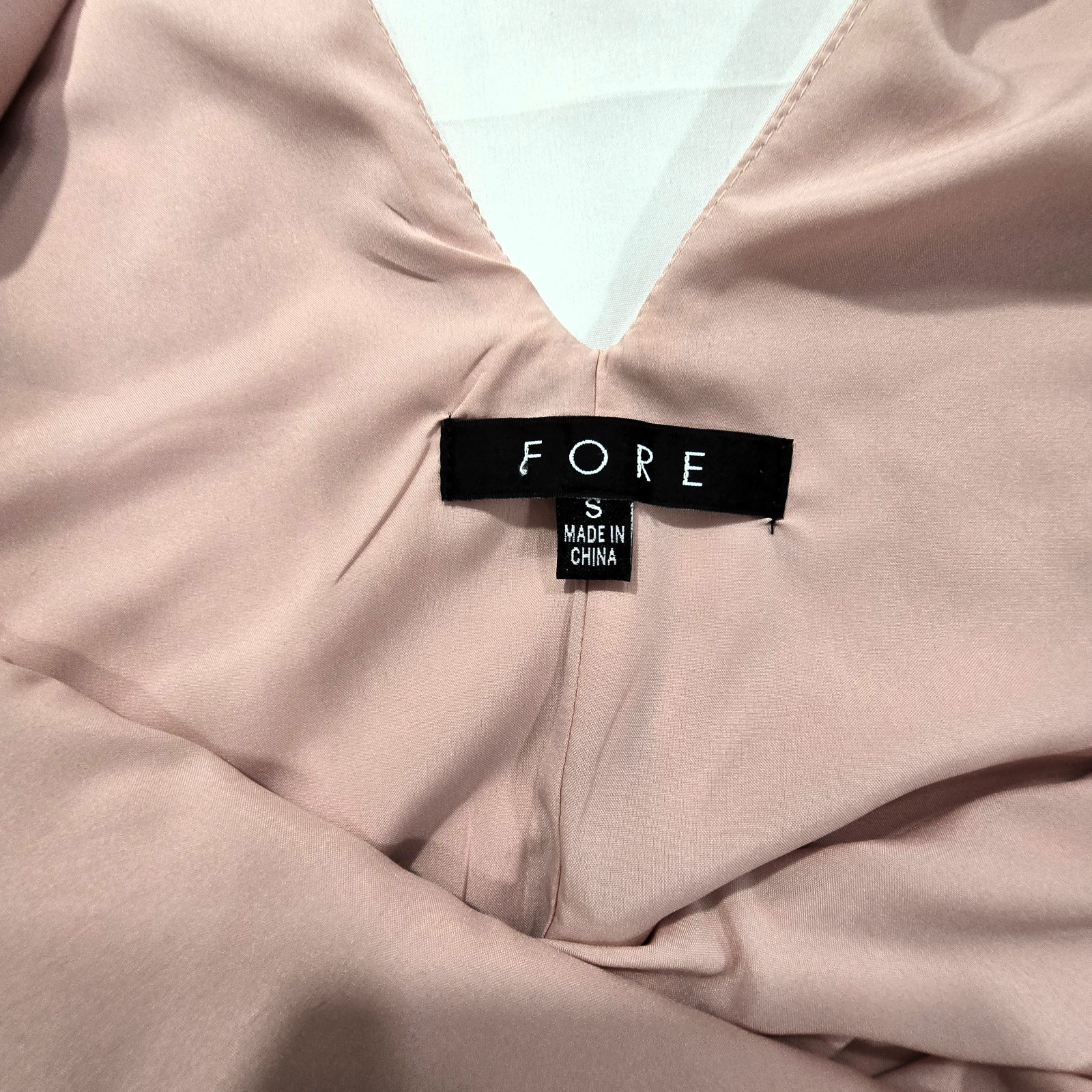 FORE New York & Company Women’s Pink Shoulder Bow Party Mini Dress Size S