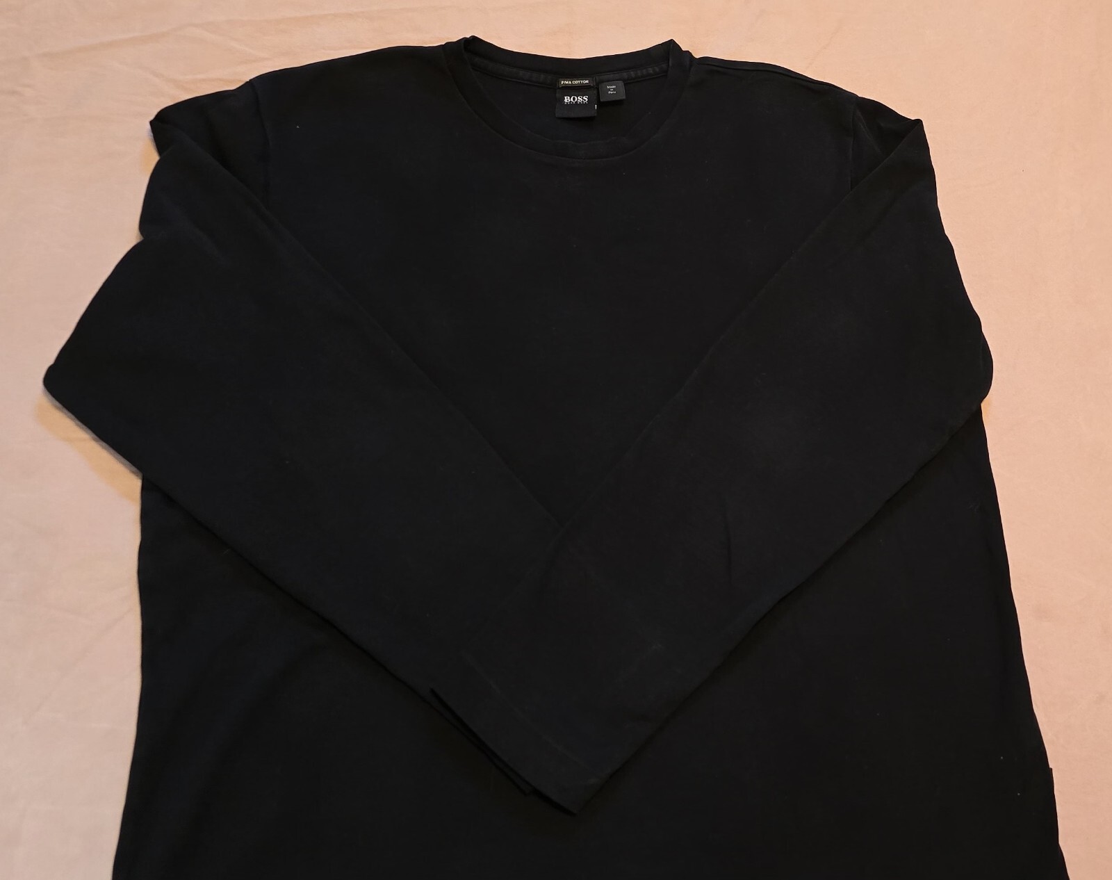 Hugo Boss Women's T-Shirt - Black (Size L) | 100% Thick Cotton | Comfortable