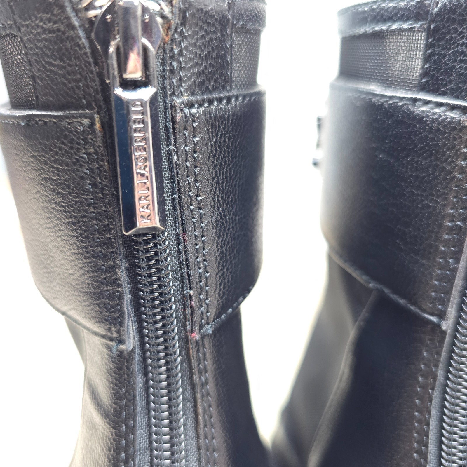 Karl Lagerfeld Paris Women's Blayze Lug Sole Fashion Ankle Booties – Size 8M