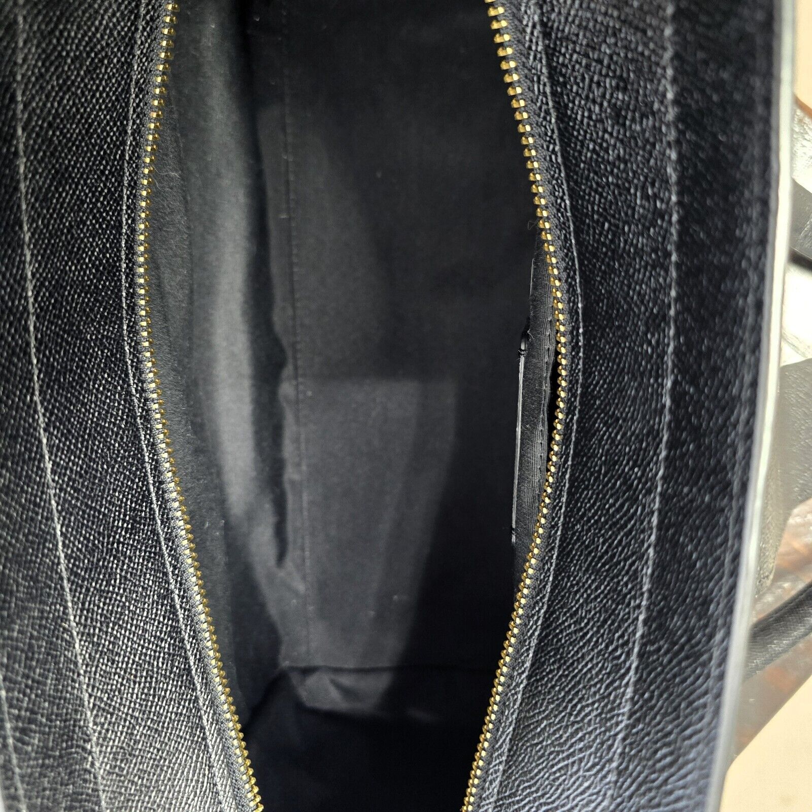 Coach Avary Carryall in Black Crossgrain Leather with Gold-Tone Hardware