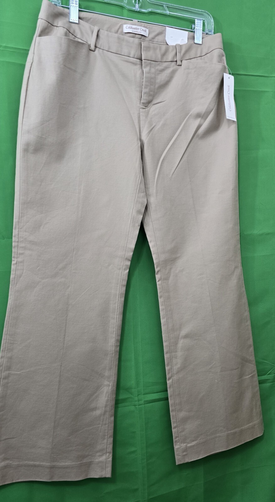 Coldwater Creek Natural Fit Khaki - Petite Size 8 - Wide Leg.