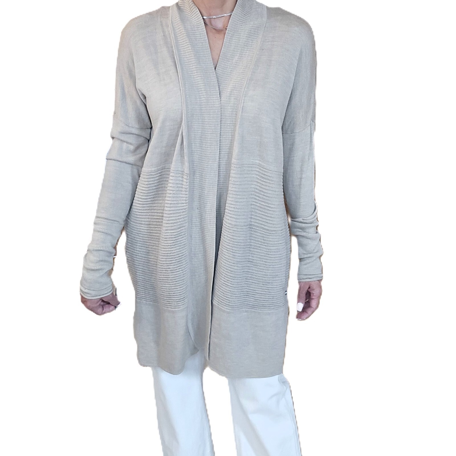 Lululemon Merino Wool Cardigan Sweater – Size 8 – Cream