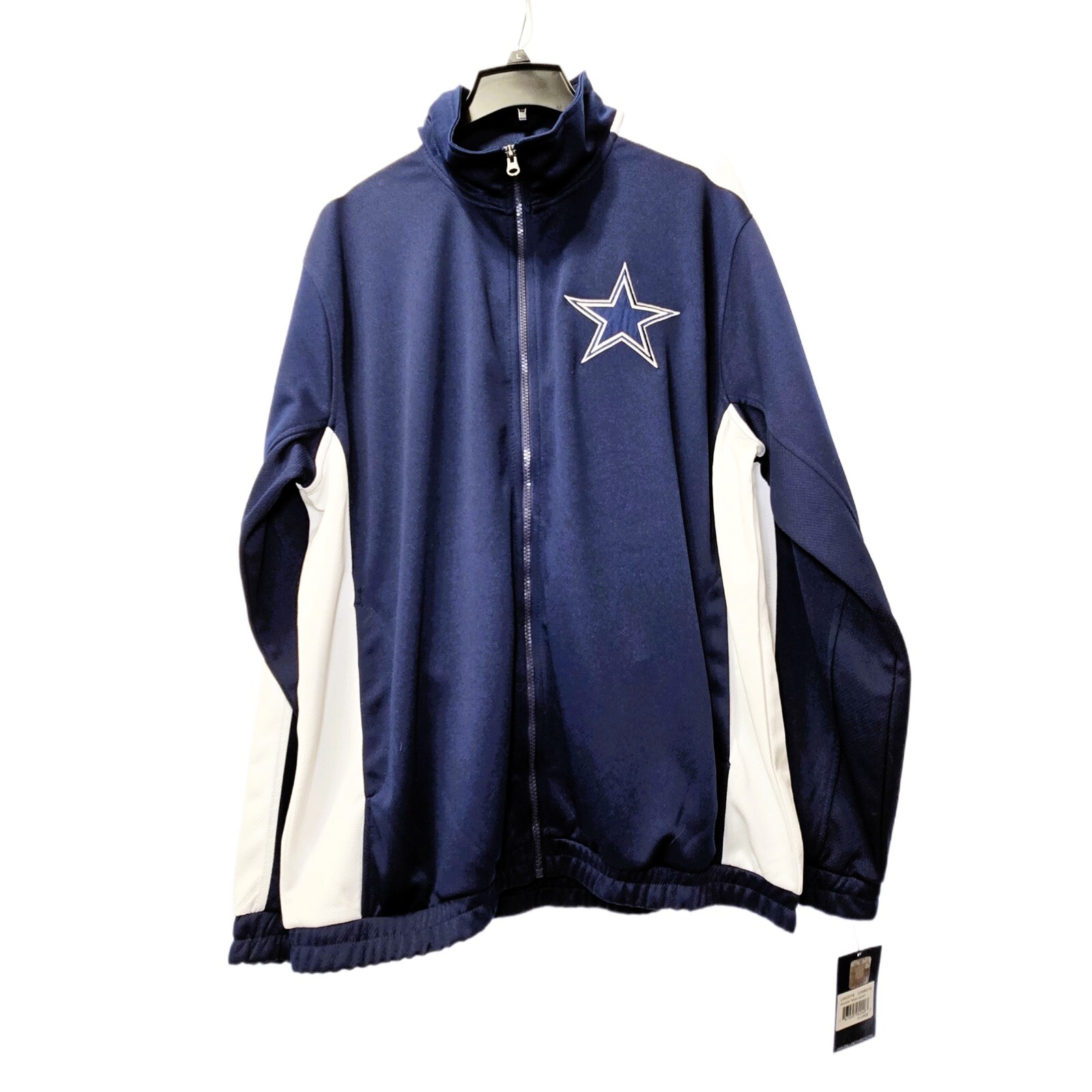 NFL Dallas Cowboys Full-Zip Jacket | Size XL | Blue & White | NWT