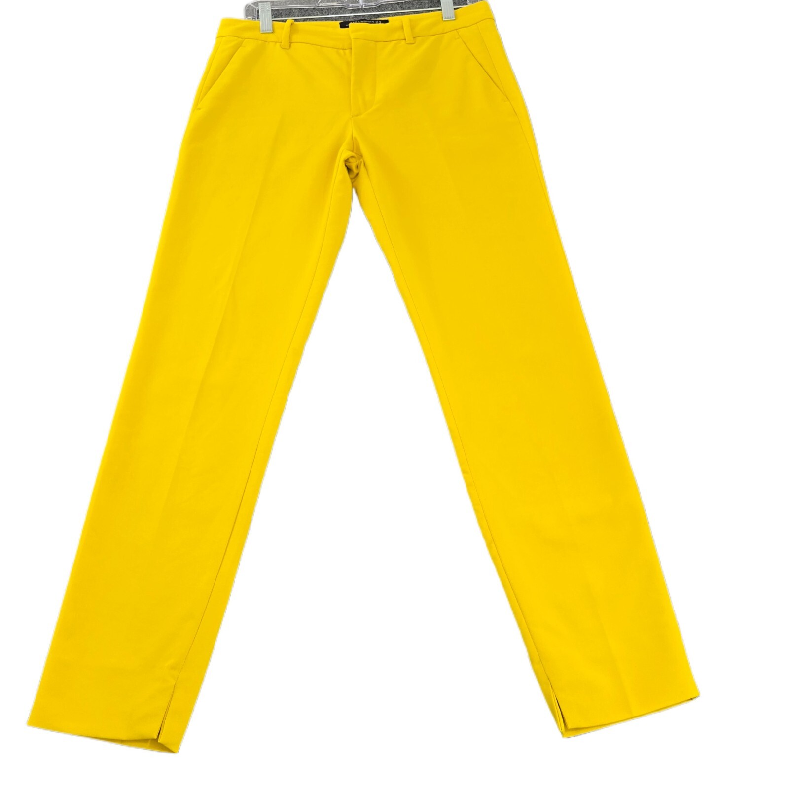 Zara Women's Vibrant Yellow Ankle Skinny Pants – Chino Fit | Size 4