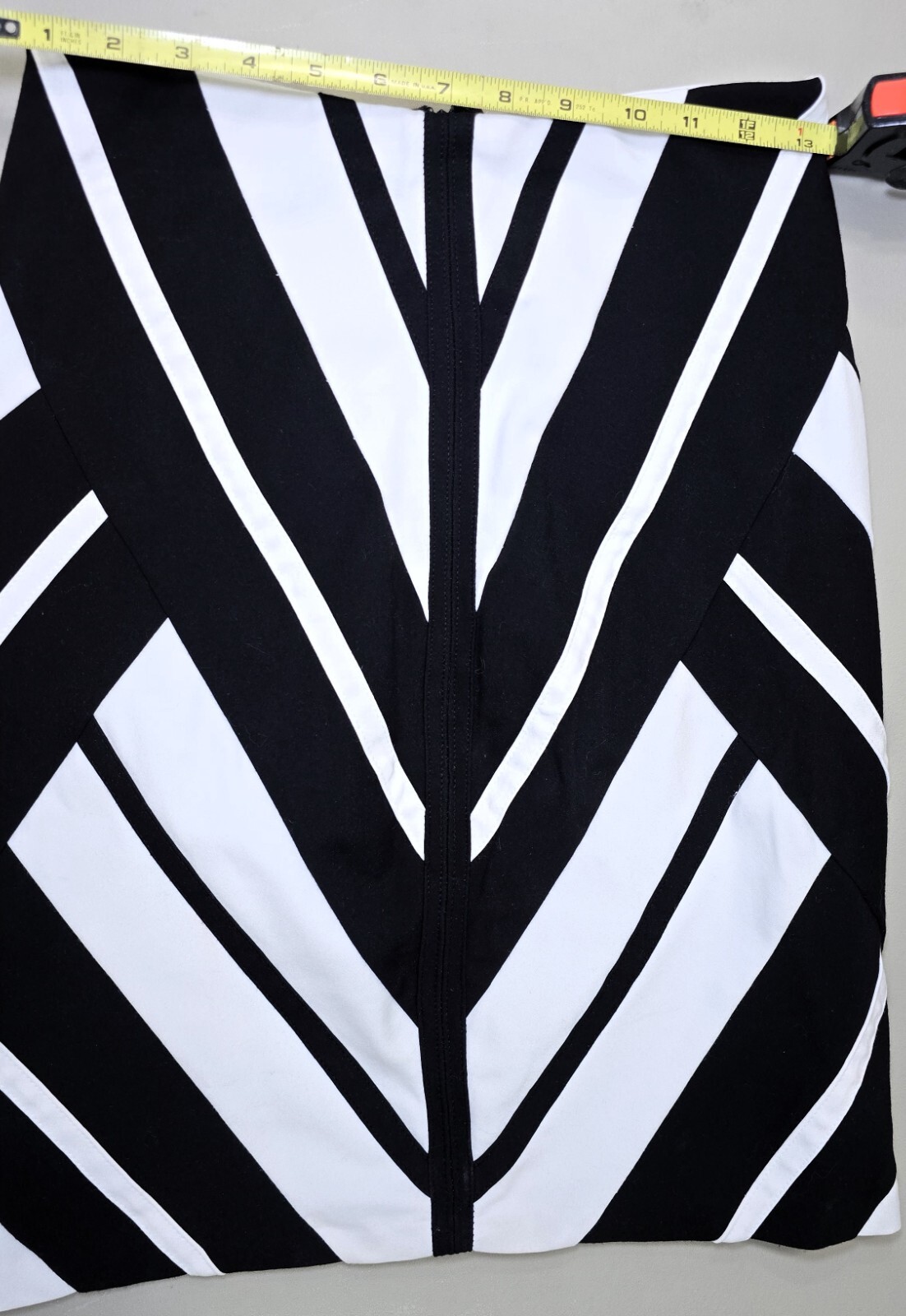 White House Black Market – High-Quality Geometric Top & Skirt Set, Size S!