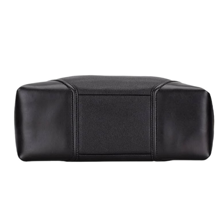 MICHAEL KORS NICOLE LARGE SHOULDER TOTE LEATHER BAG BLACK