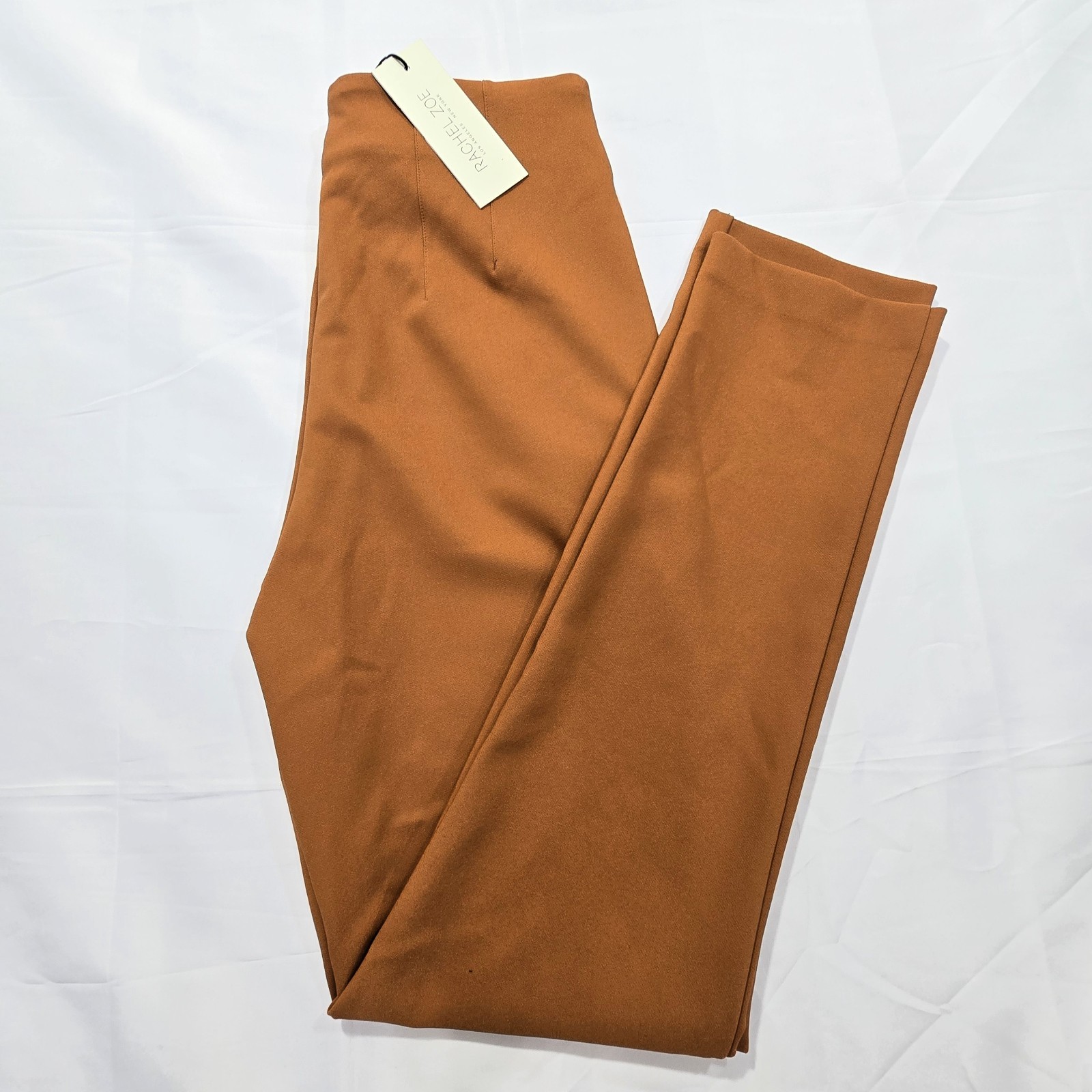 Rachel Zoe Women’s High Waist Brown Ankle Pants Size 2 Stretch