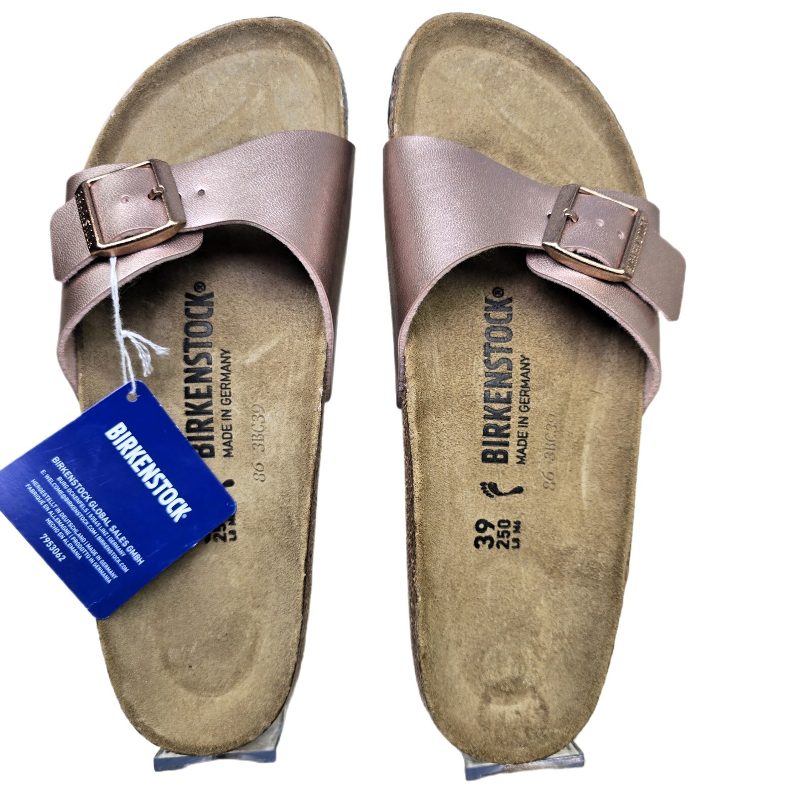 Birkenstock Madrid Metallic Sandal US Women’s Size 8, Men’s 6