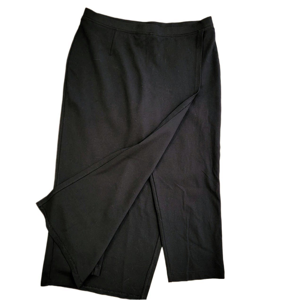 Betabrand ‘The Sassiest Pants’ Skirt-Overlay Capri XS – Ponte Stretch Knit