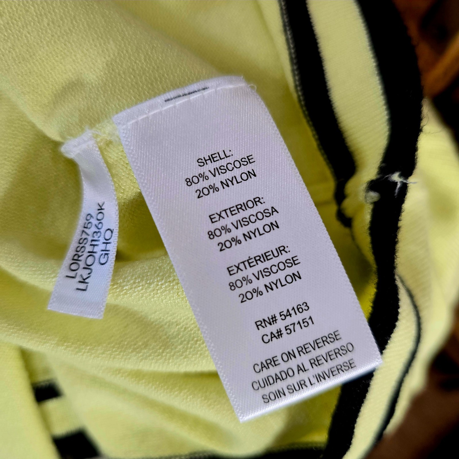 Karl Lagerfeld Paris Sweater Day Dress Long Sleeve Green Black M