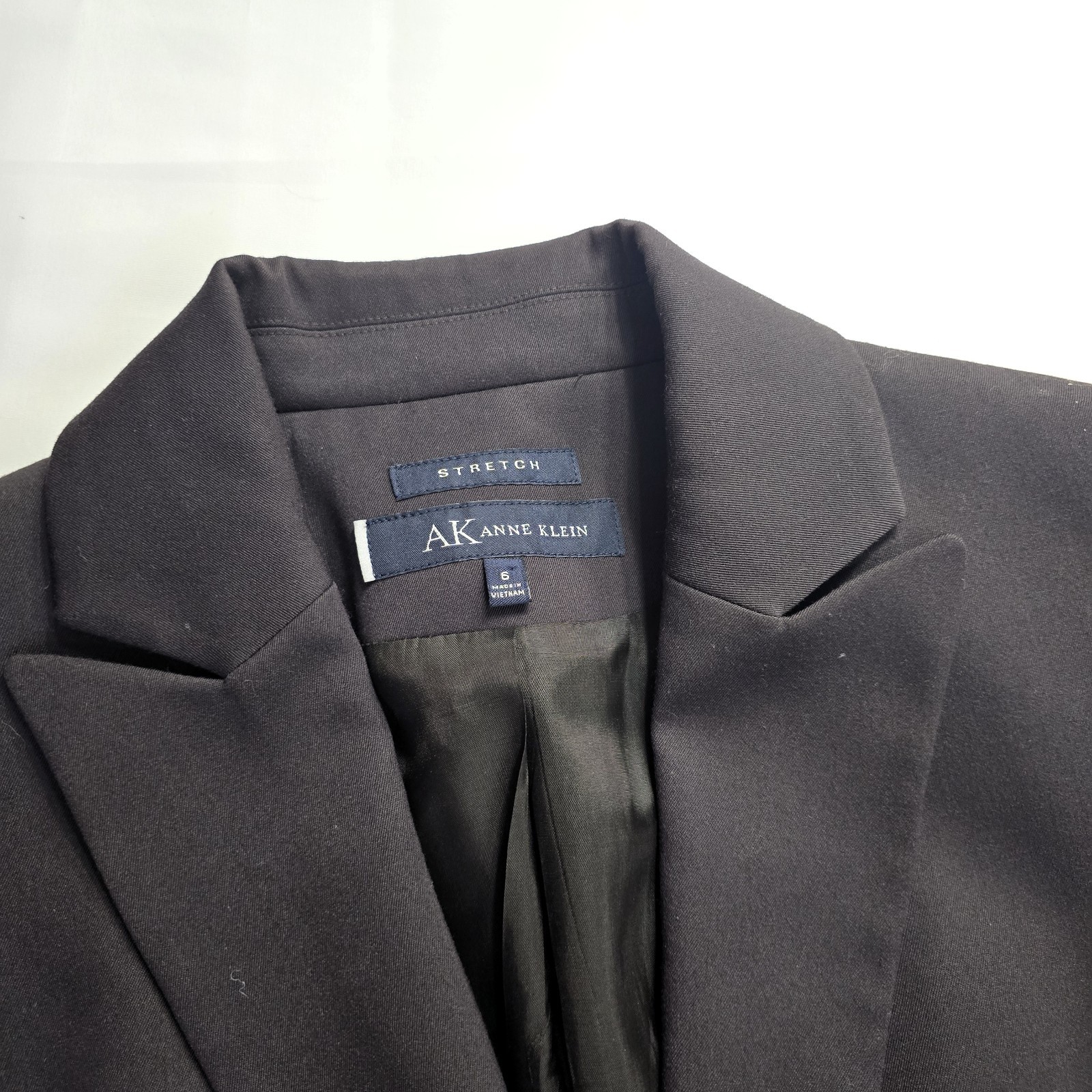 Anne Klein Executive 2-Piece Brown Blazer & Pants Suit Size 6 – Professional