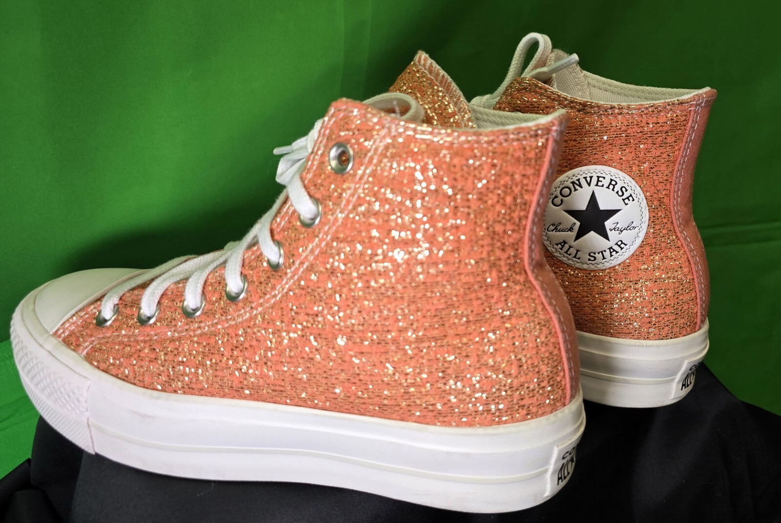 Converse Chuck Taylor All Star Lift High Metallic Shimmer -  Women's Size 7