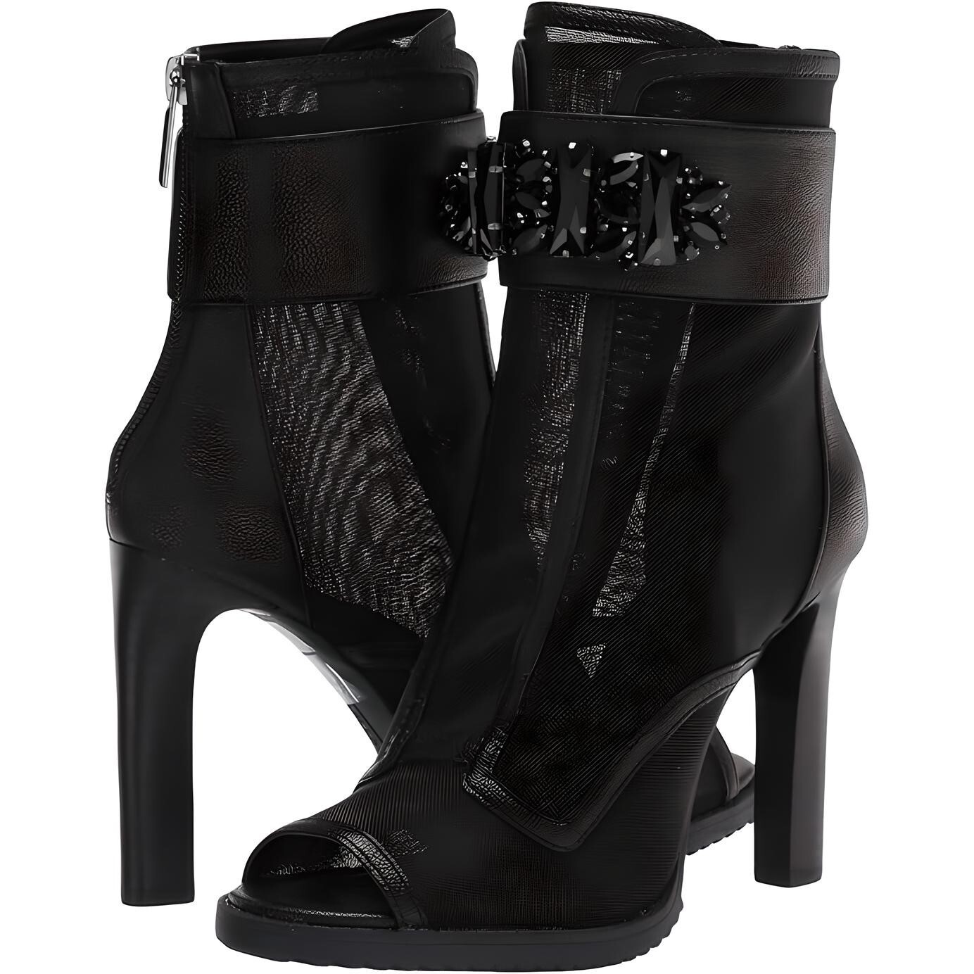 Karl Lagerfeld Paris Women's Blayze Lug Sole Fashion Ankle Booties – Size 8M