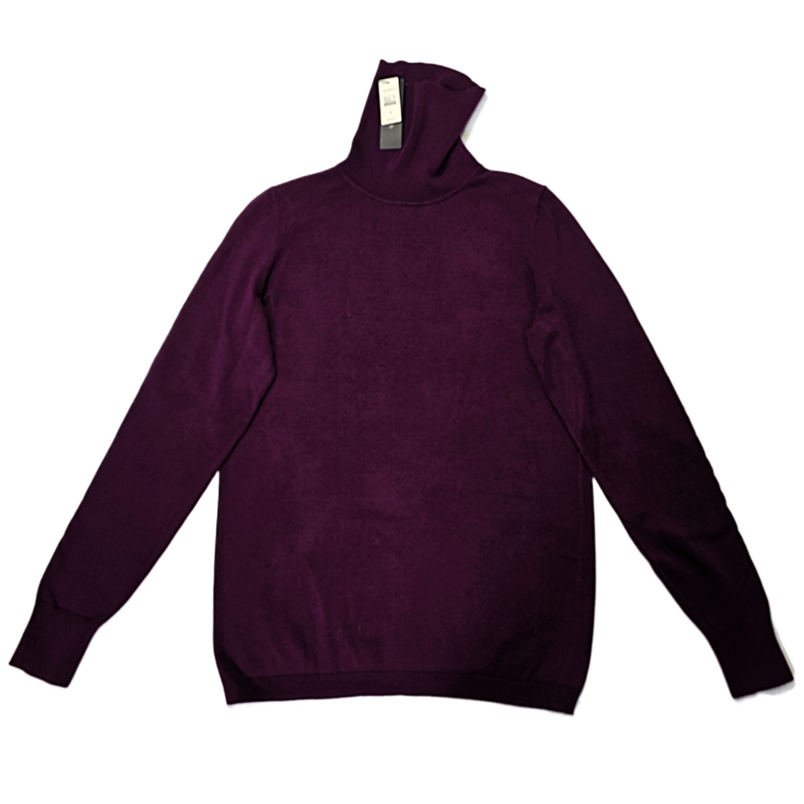 Talbots Women’s Purple Wine Turtleneck Sweater Long Sleeve Knit Size S NWT