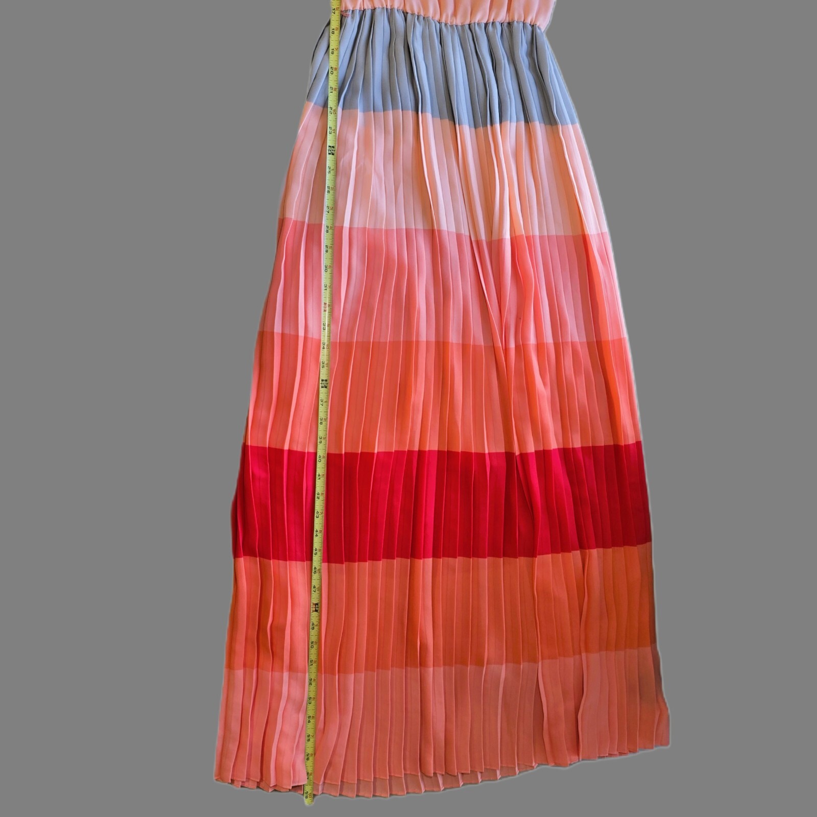 Tommy Hilfiger Collection Maxi Dress - Multicolor Pleated Perfection, Size 6