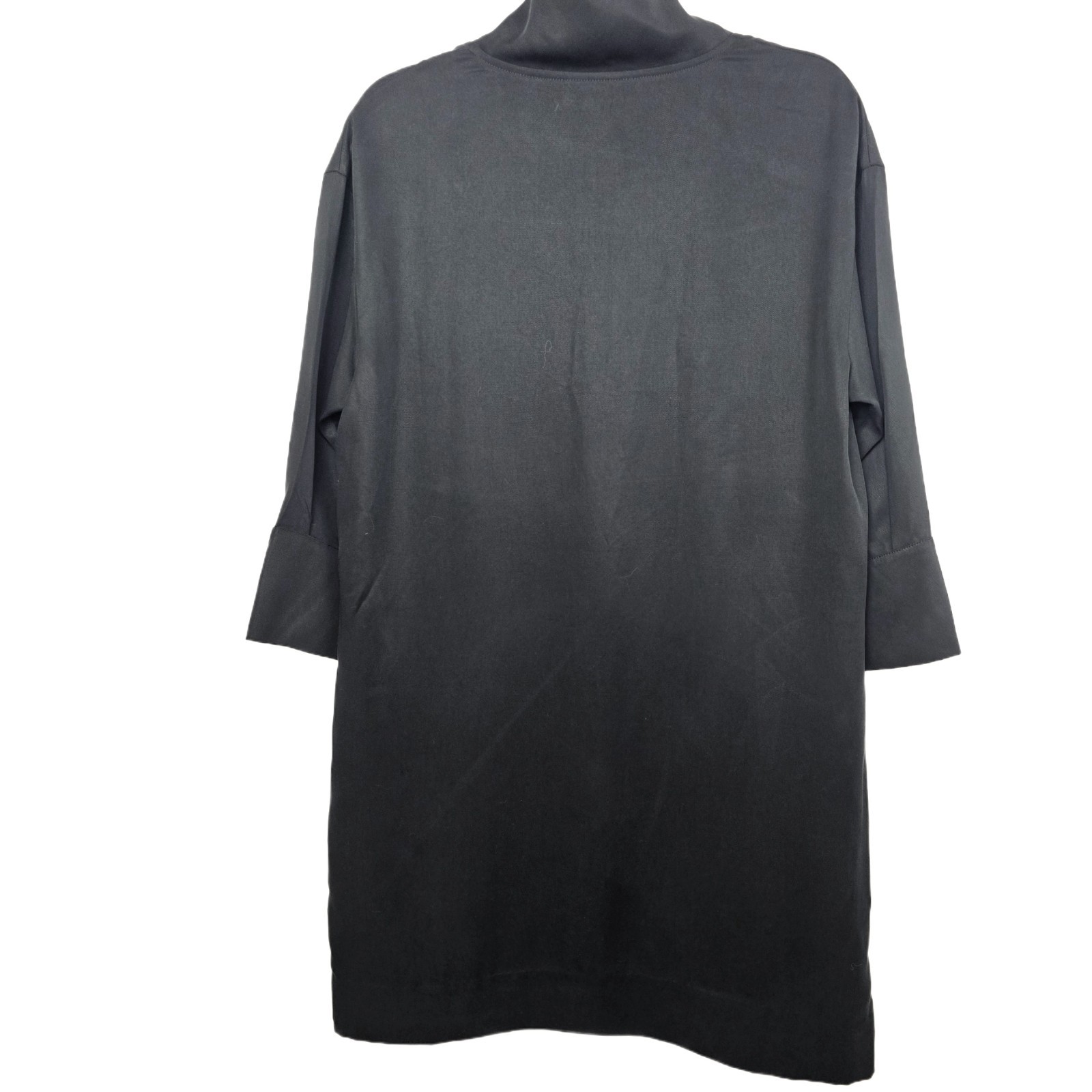 COS Women’s Black Lyocell Utility Dress Size 6 Minimalist Shirt Dress