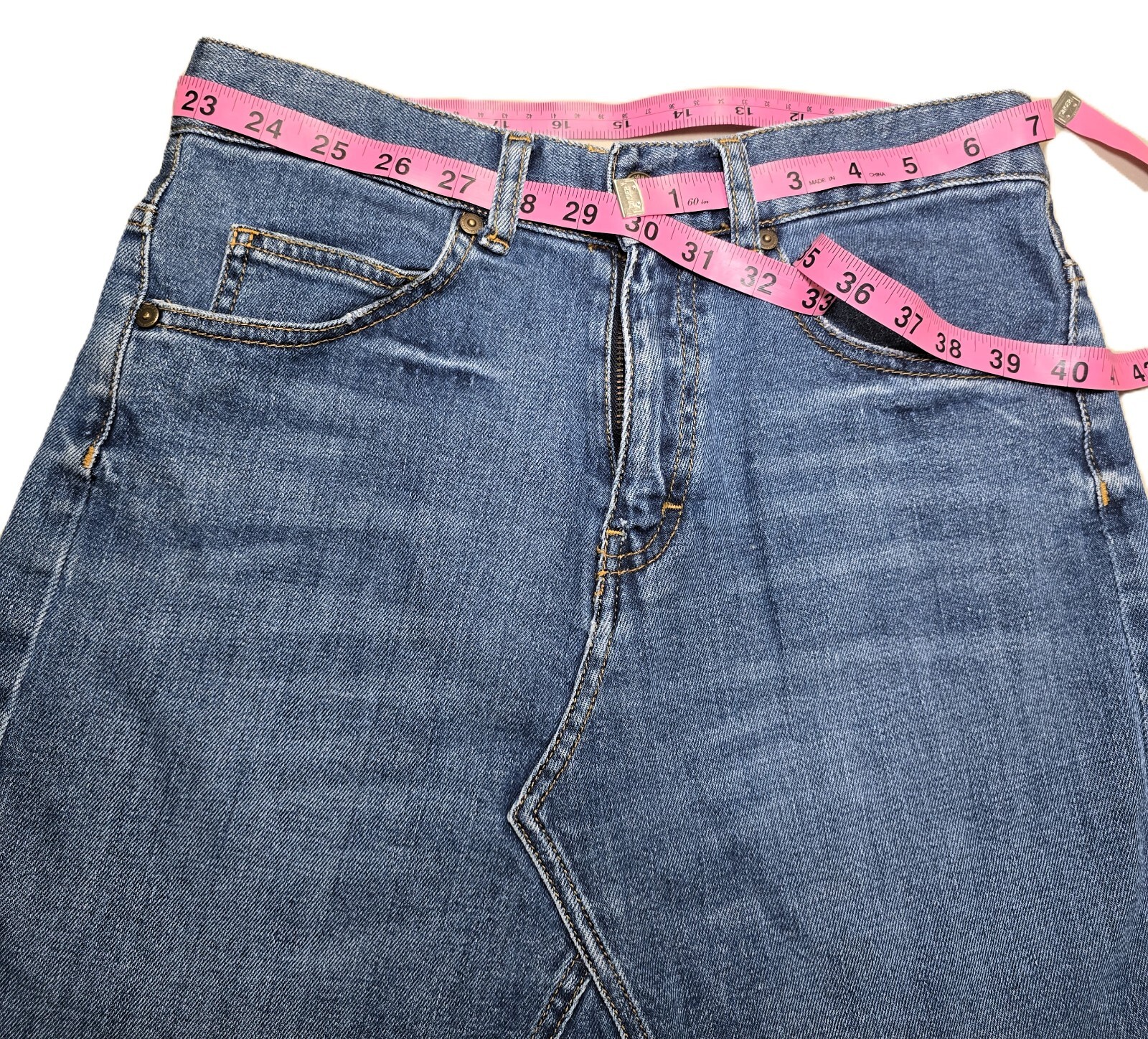 Zara Woman Premium Denim Collection | Denim Mini Skirt Medium Wash | Size S
