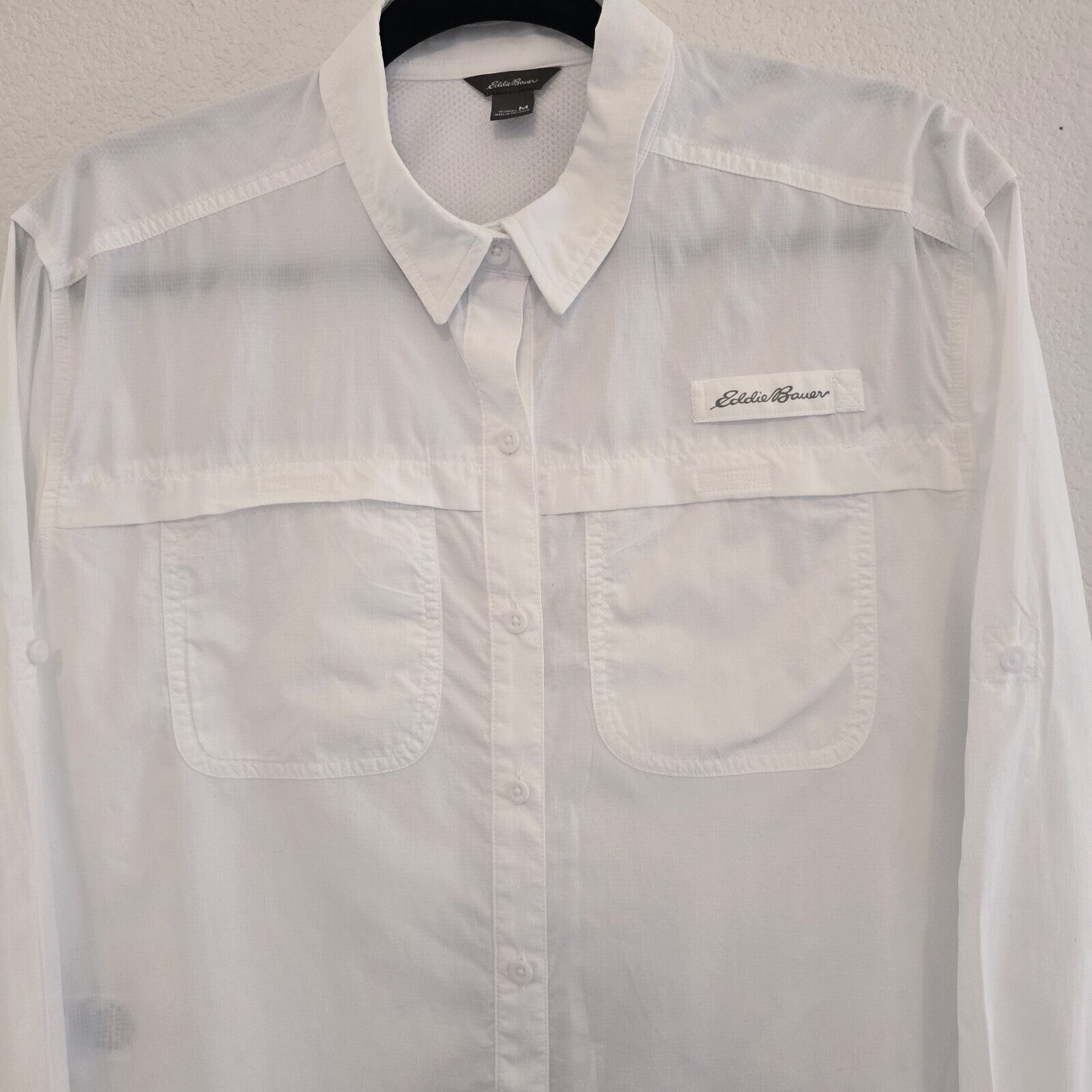 Eddie Bauer Women's Adventurer Pro Field Shirt – White, Size M