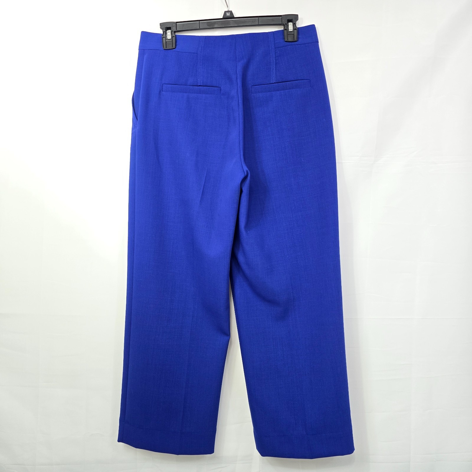 COS Women’s Blue Wool Blend Cropped Ankle Pants Size 6 – Tailored Pockets