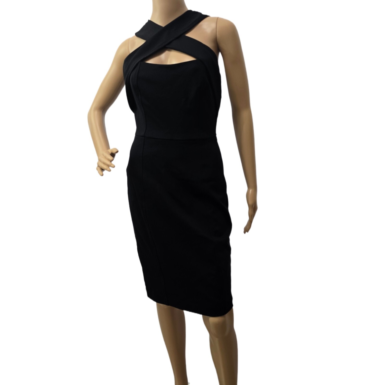 Cynthia Steffe Laguna Women's Crisscross Halter Dress Black Size 2