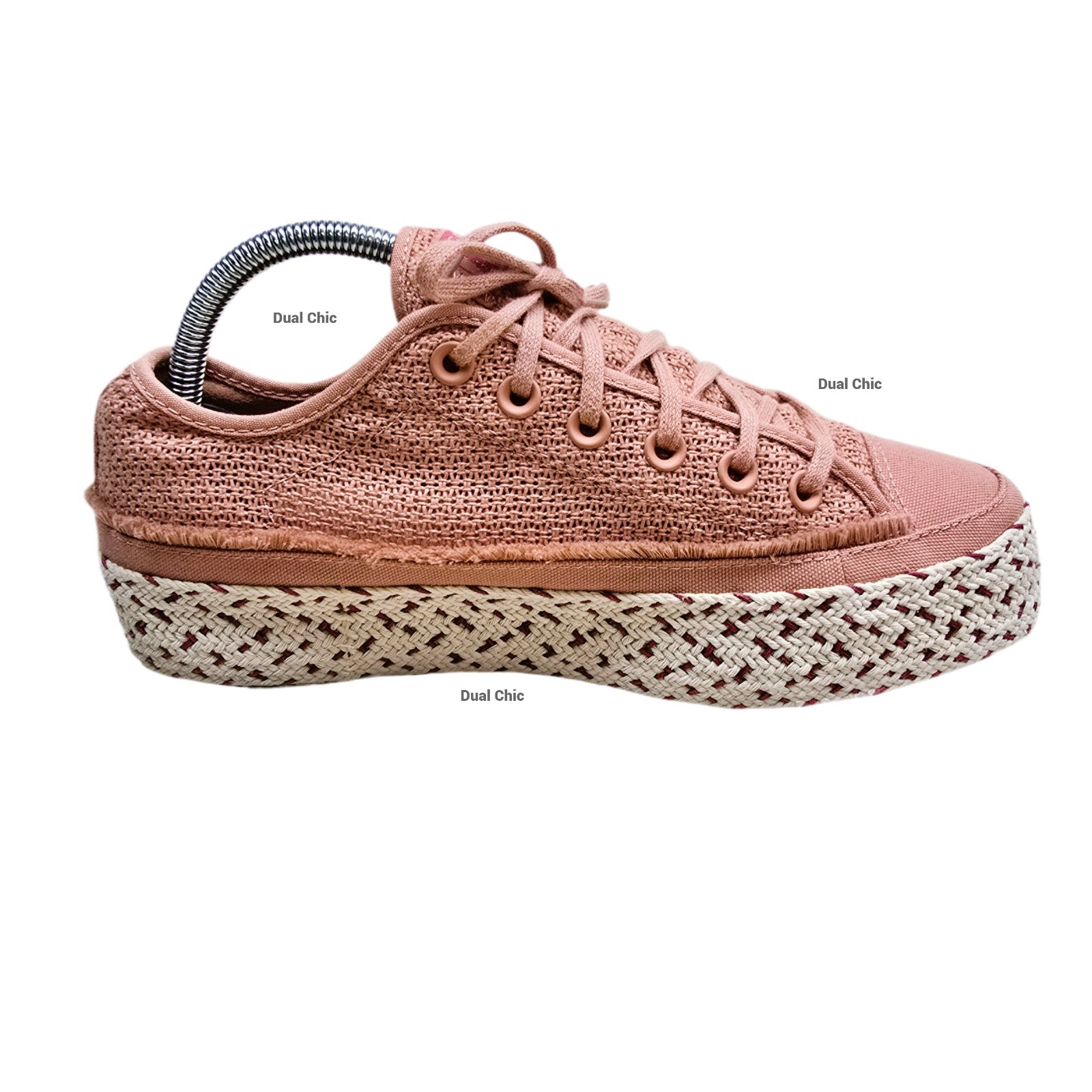 Converse Chuck Taylor Breezy Espadrille Sneakers Rose Gold US 9 Platform Shoes